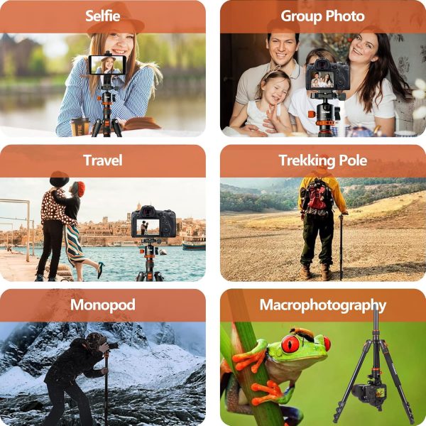 Polarduck Camera Tripod Phone Tripod Stand: Professional Tra... - Image 7