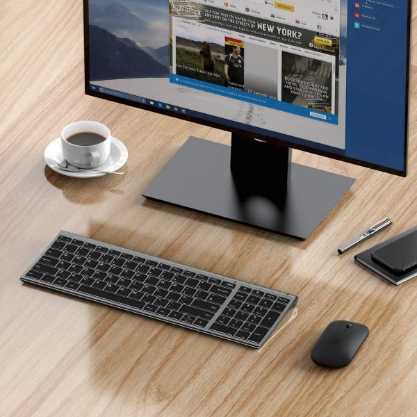 seenda WGJP-031B Wireless Keyboard Mouse Set, Ultra Thin Com... - Image 9