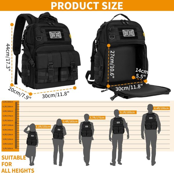 BQKOZFIN Camera Backpack, Waterproof Camera Bag with 15.6" L... - Image 3