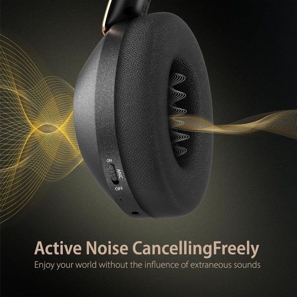 Active Noise Cancelling Wireless Headphones, 100H Playtime w... - Image 3