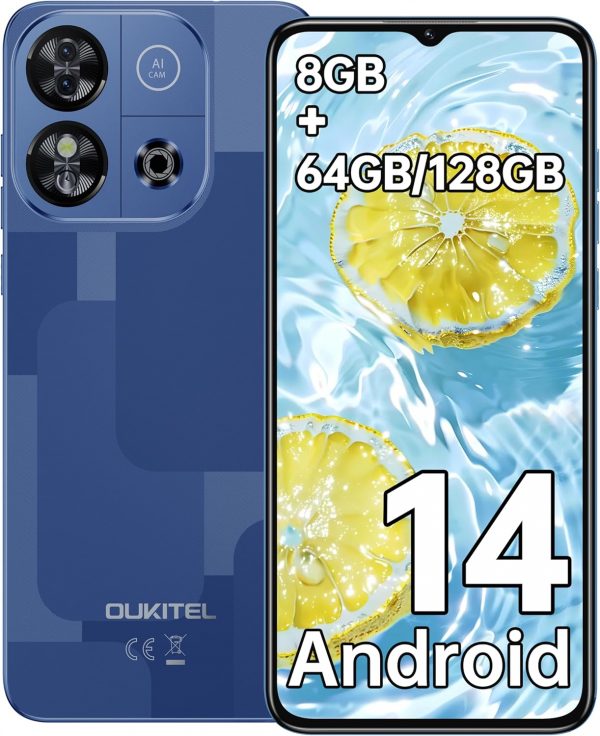 OUKITEL Mobile Phones, C57S Android 14 Phones, 8GB(2+6) RAM ... - Image 2