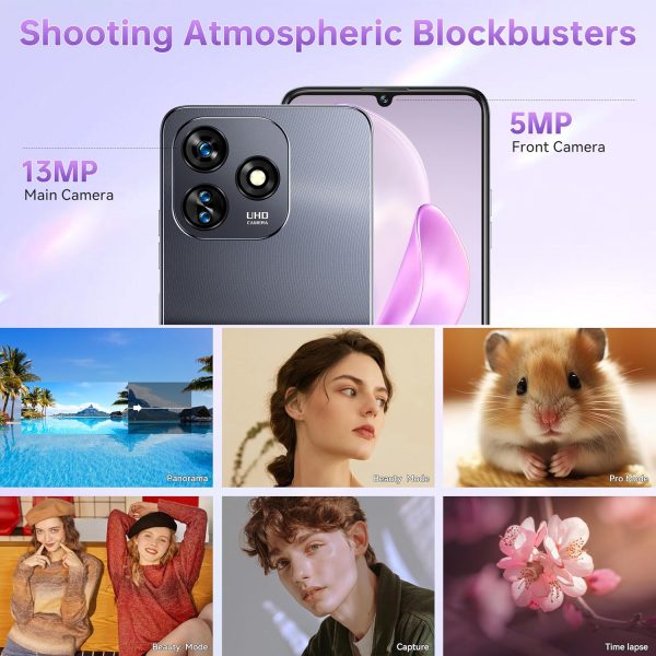 OUKITEL C51 Sim-Free & Unlocked Mobile Phones, Android 13 18... - Image 7