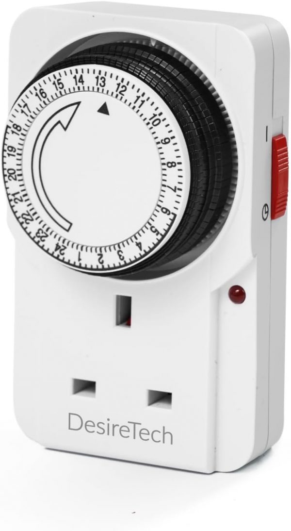 Desiretech Plug-in Timer Switch, 24 Hour Segment Timer, Ligh... - Image 2