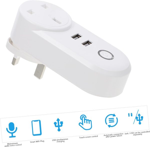 WiFi Smart Plug Dual-USB Smart Smart Plug USB Plug USB Outle... - Image 8