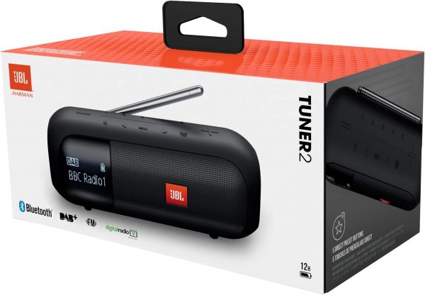 JBL Tuner 2 Portable Radio, Bluetooth Speaker with DAB and F... - Image 4