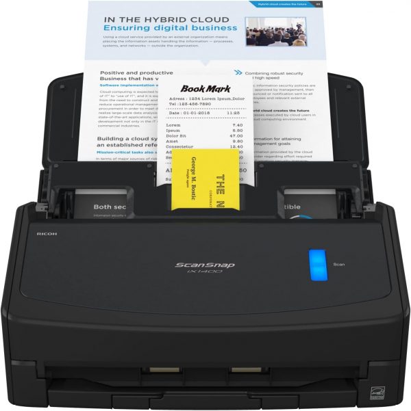 ScanSnap iX1400 Black A4 Scanner - 40ppm, Duplex scanning. A... - Image 2