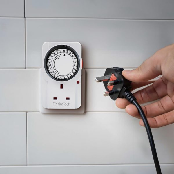 Desiretech Plug-in Timer Switch, 24 Hour Segment Timer, Ligh... - Image 9