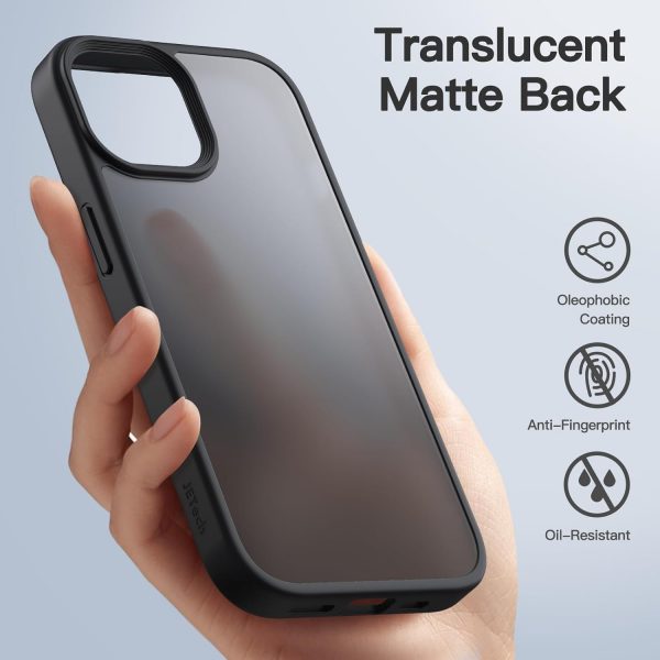 JETech Matte Case for iPhone 15 6.1-Inch, Shockproof Militar... - Image 4