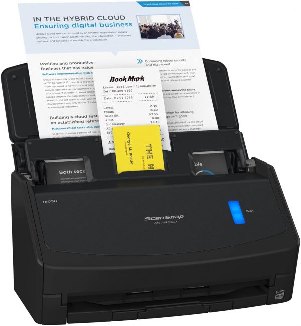 ScanSnap iX1400 Black A4 Scanner - 40ppm, Duplex scanning. A... - Image 4