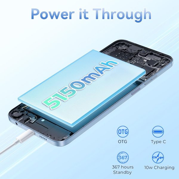 OUKITEL C50 Mobile phones 5g - Android 14 phone 24GB+128GB (... - Image 8