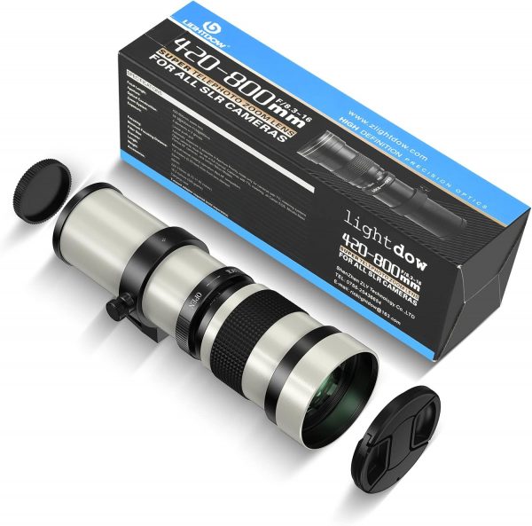 EF/EF-S 420-800mm F/8.3 Telephoto Zoom Lens - Manual DSLR Ca... - Image 8