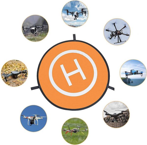 Drone Landing Pad, 22"/55cm Waterproof Portable Foldable Hel... - Image 4