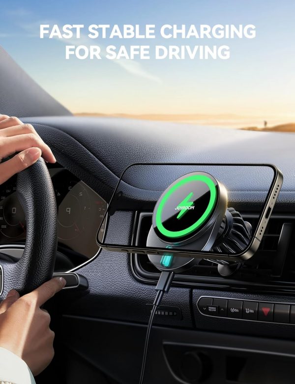 JOYROOM Magsafe Car Mount Charger, Fast Charging Magnetic Wi... - Image 7