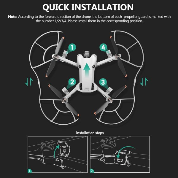 STARTRC MINI 4 Pro Propeller Guard,Quick Release Removable P... - Image 2
