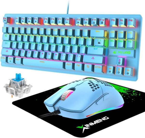 LexonElec RK-550 Gaming Keyboard and Mouse with Mousepad, TK... - Image 2