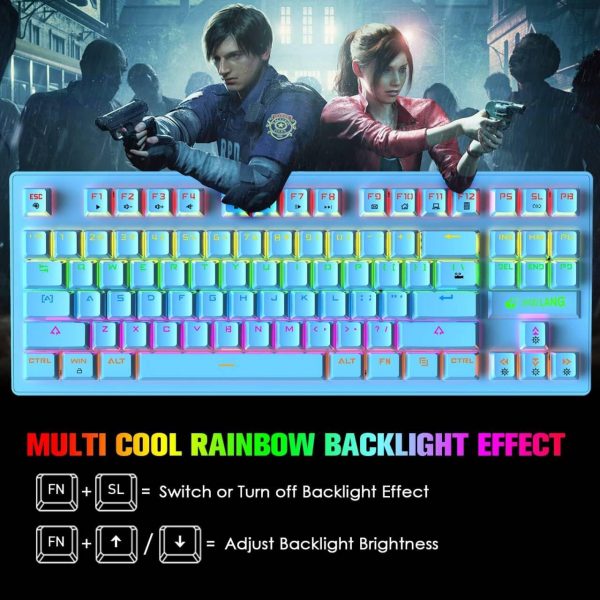 LexonElec RK-550 Gaming Keyboard and Mouse with Mousepad, TK... - Image 4