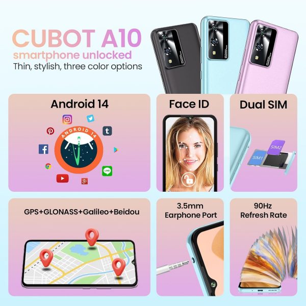 CUBOT A10 Mobile Phones Sim Free Unlocked - 12(4+8) GB+128GB... - Image 8