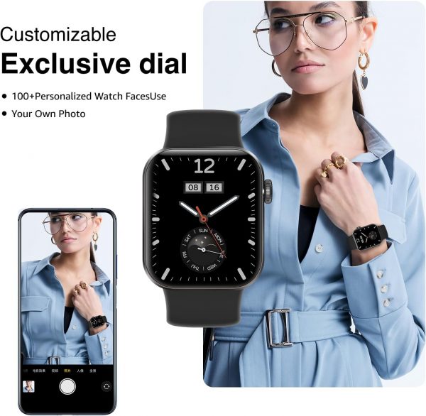 Smart Watch for Women Men Answer/Make Call,1.85"HD Screen Fi... - Image 7