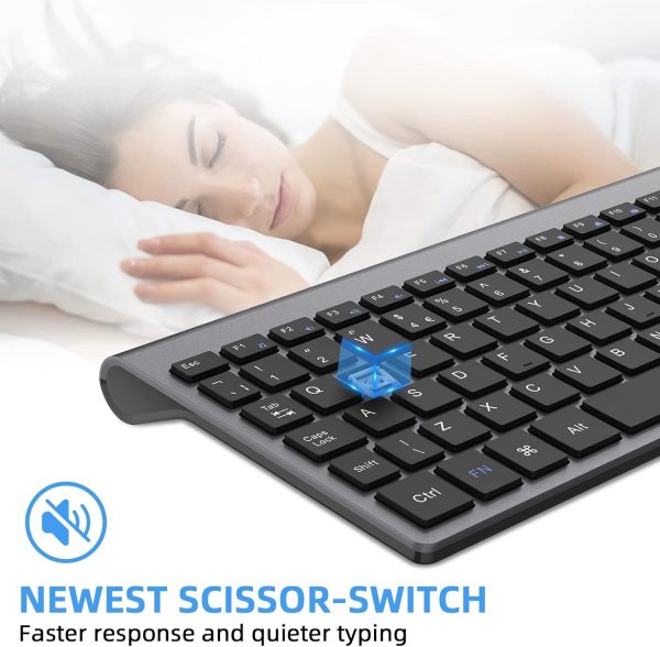 Wireless Keyboard Mouse Combo, cimetech 2.4G Ultra-Thin Keyb... - Image 5
