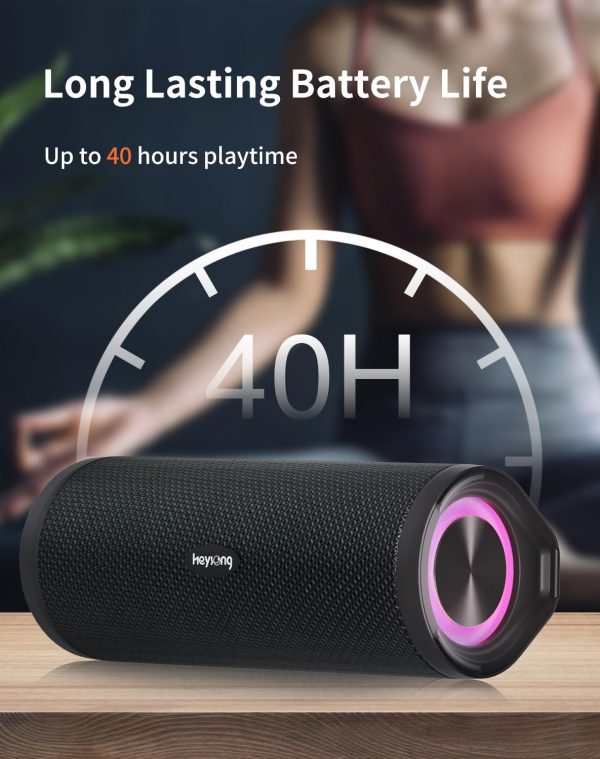 HEYSONG Portable Bluetooth Speaker, Waterproof Outdoor Speak... - Image 5