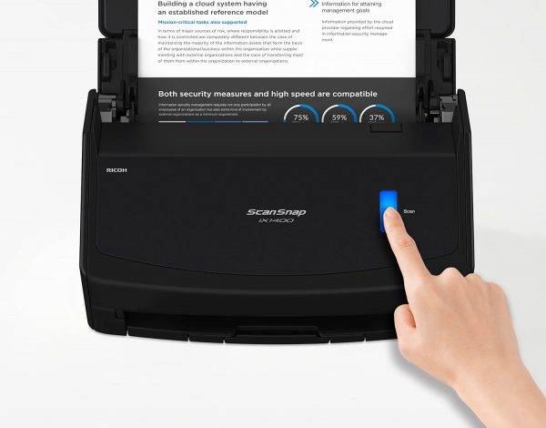 ScanSnap iX1400 Black A4 Scanner - 40ppm, Duplex scanning. A... - Image 7