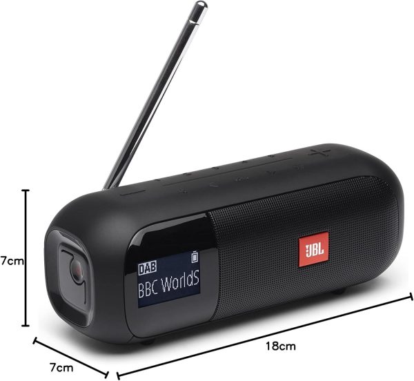 JBL Tuner 2 Portable Radio, Bluetooth Speaker with DAB and F... - Image 12