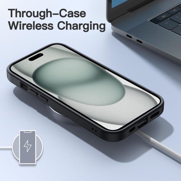 JETech Matte Case for iPhone 15 6.1-Inch, Shockproof Militar... - Image 6