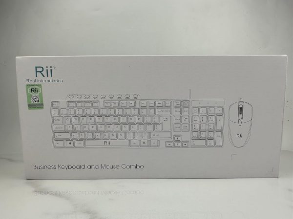 Wired Keyboard and Mouse,Rii RK203 Full Size Slim Keyboard, ... - Image 10