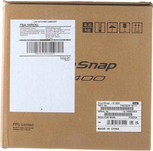 ScanSnap iX1400 Black A4 Scanner - 40ppm, Duplex scanning. A... - Image 16