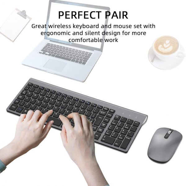 Wireless Keyboard Mouse Combo, cimetech 2.4G Ultra-Thin Keyb... - Image 3