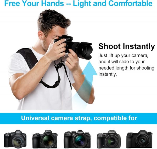 ARVOK Camera Strap - Quick Release & Safety Tether, Adjustab... - Image 7