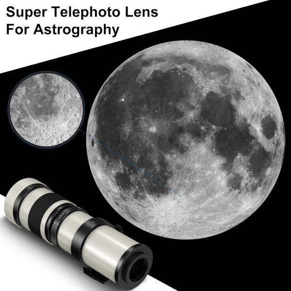 EF/EF-S 420-800mm F/8.3 Telephoto Zoom Lens - Manual DSLR Ca... - Image 6