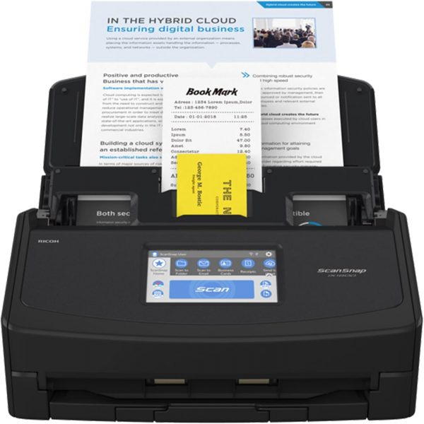 ScanSnap iX1600 Black Document Scanner 5GHz - Desktop, Doubl... - Image 2