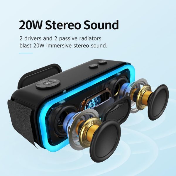 DOSS SoundBox Pro Portable Wireless Bluetooth Speaker with 2... - Image 3