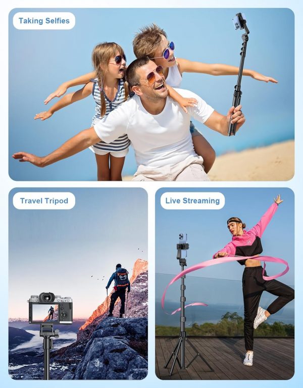 CIRYCASE Phone Tripod, Monopods, 177cm Extendable Selfie Sti... - Image 9