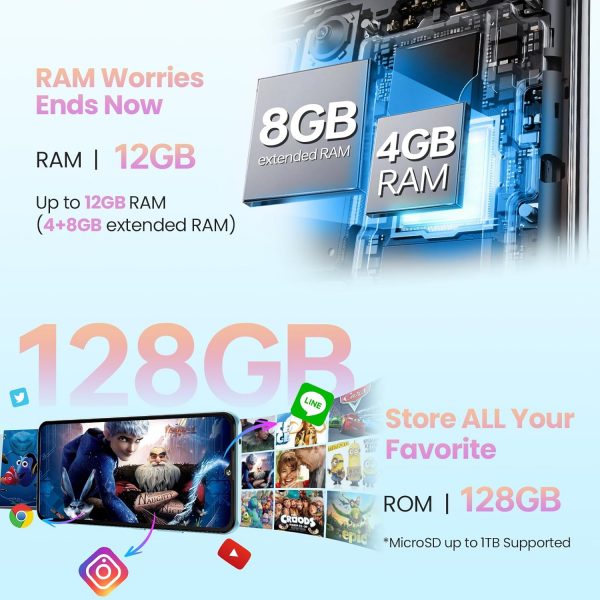 CUBOT A10 Mobile Phones Sim Free Unlocked - 12(4+8) GB+128GB... - Image 4