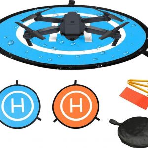 Drone Landing Pad, 22″/55cm Waterproof Portable Foldable Hel…