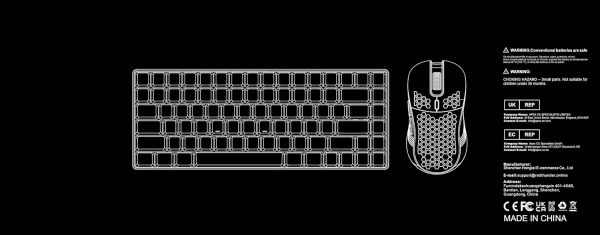 RedThunder K84 75% Wireless Gaming Keyboard and Mouse Rainbo... - Image 9