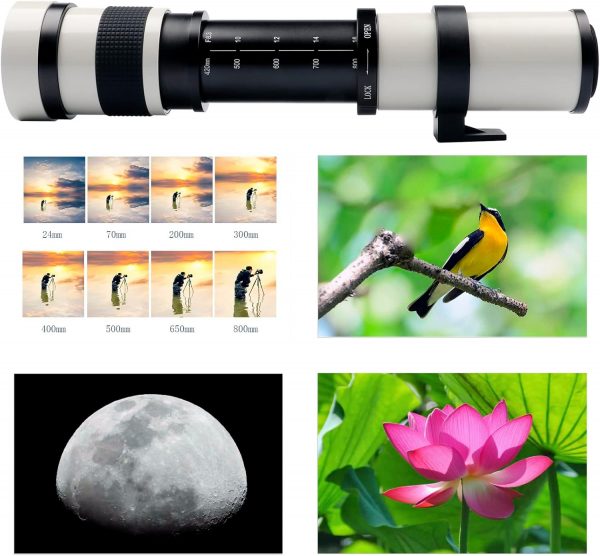 EF/EF-S 420-800mm F/8.3 Telephoto Zoom Lens - Manual DSLR Ca... - Image 9