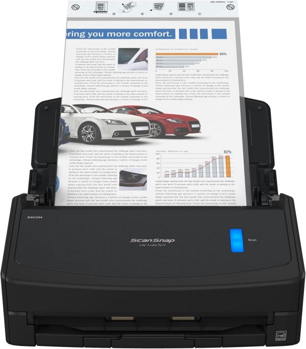ScanSnap iX1400 Black A4 Scanner - 40ppm, Duplex scanning. A... - Image 3