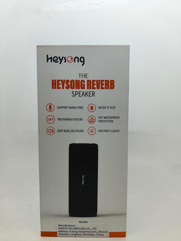 HEYSONG Portable Bluetooth Speaker, Waterproof Outdoor Speak... - Image 10
