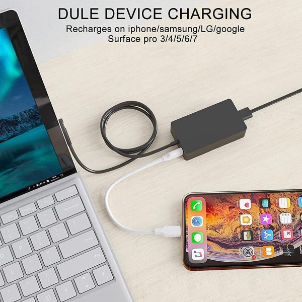 Surface Laptop Charger 65W Surface Pro Charger Compatible fo... - Image 7