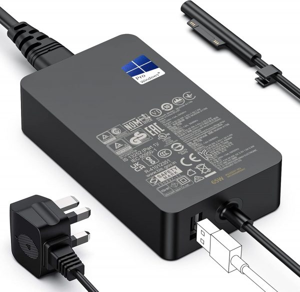 Surface Charger,65W Microsoft Surface Charger for Surface Pr... - Image 2