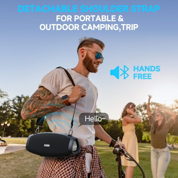 W-KING Portable Bluetooth Speaker Wireless, 120W PEAK IPX6 W... - Image 12