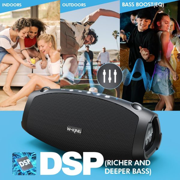 W-KING Portable Bluetooth Speaker Wireless, 120W PEAK IPX6 W... - Image 7