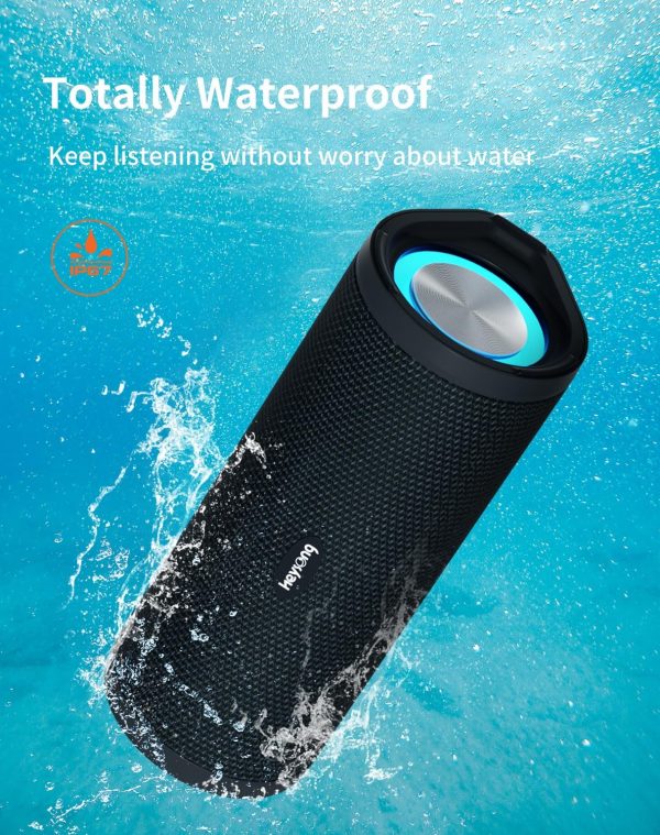 HEYSONG Portable Bluetooth Speaker, Waterproof Outdoor Speak... - Image 3