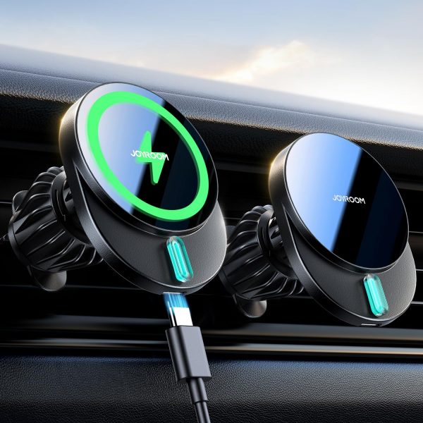 JOYROOM Magsafe Car Mount Charger, Fast Charging Magnetic Wi... - Image 2