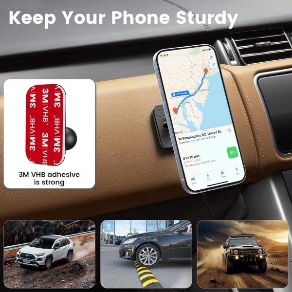 OHLPRO MagSafe Car Mount Charger iPhone Wireless Car Charger... - Image 4
