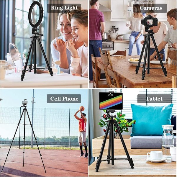 KINGJOY 71'' Camera Tripod Compatible with Canon Nikon Phone... - Image 3