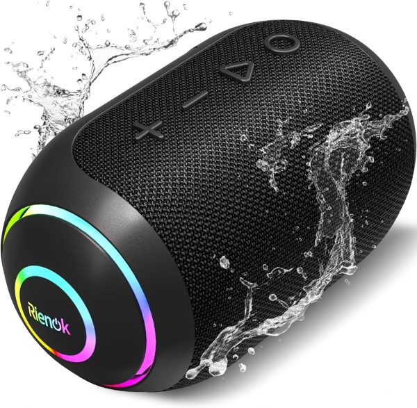 RIENOK Bluetooth Speaker Wireless Portable Waterproof Speake... - Image 2
